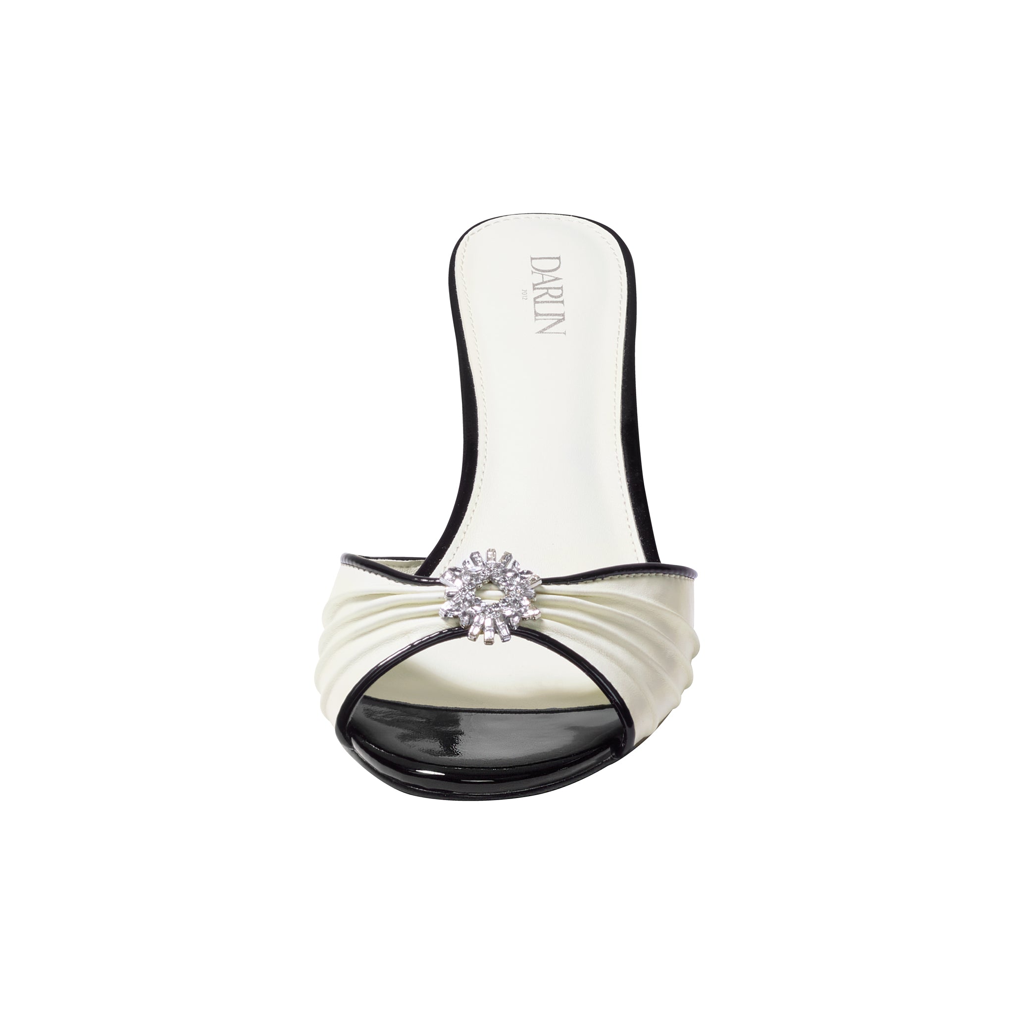2 INCHES WHITE MINI POSIE SLINGBACK 