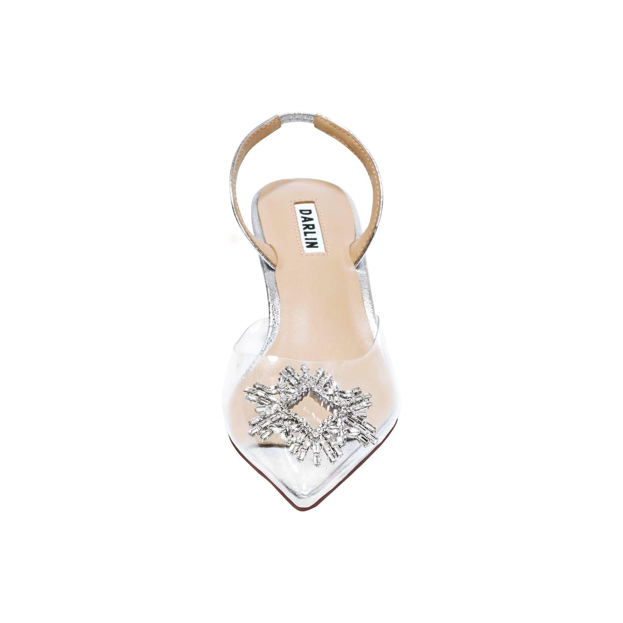2 INCHES POSIE GLASS SLINGBACK 